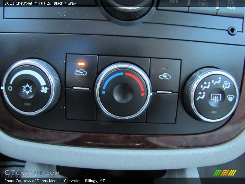 Black / Gray 2011 Chevrolet Impala LS
