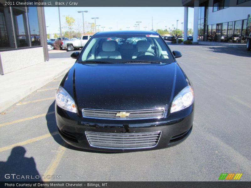 Black / Gray 2011 Chevrolet Impala LS