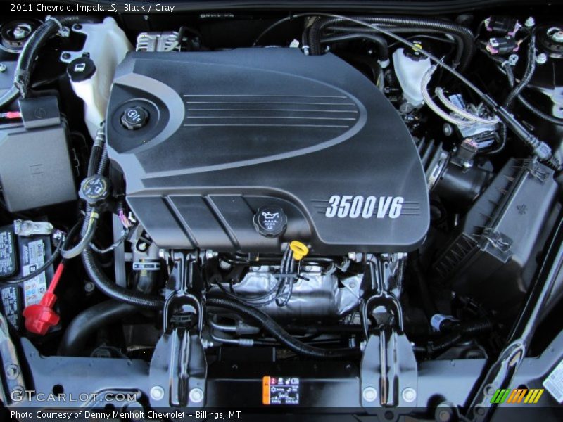 Black / Gray 2011 Chevrolet Impala LS