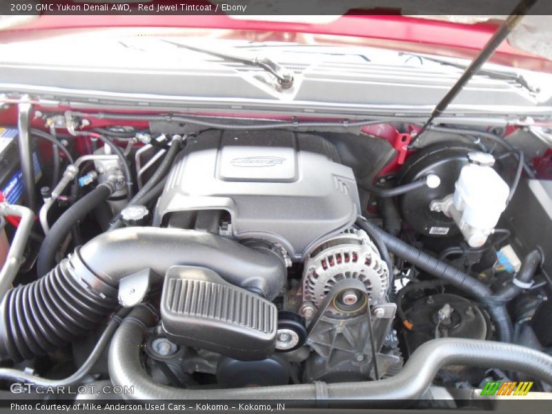 Red Jewel Tintcoat / Ebony 2009 GMC Yukon Denali AWD