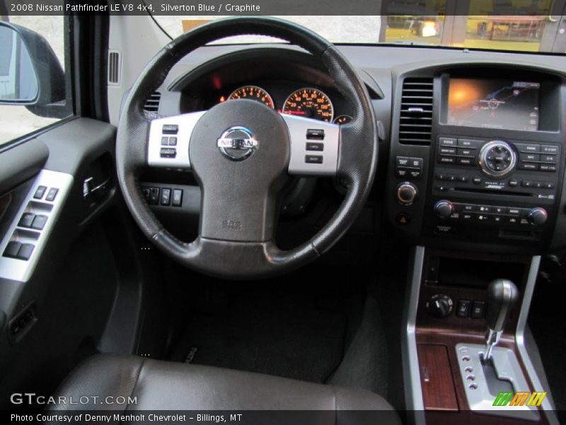 Silverton Blue / Graphite 2008 Nissan Pathfinder LE V8 4x4