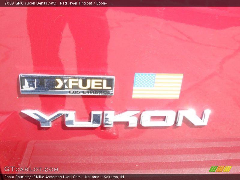 Red Jewel Tintcoat / Ebony 2009 GMC Yukon Denali AWD