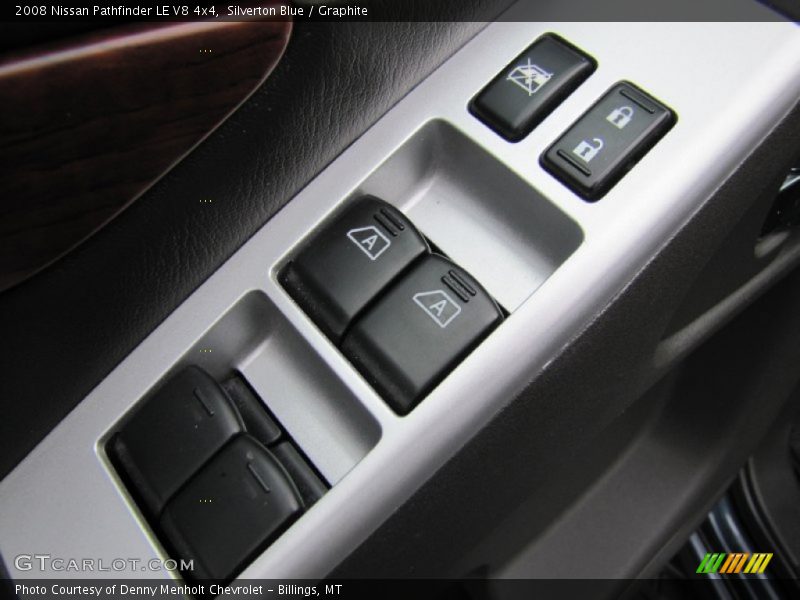 Silverton Blue / Graphite 2008 Nissan Pathfinder LE V8 4x4