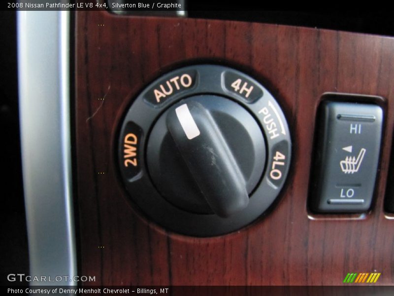 Silverton Blue / Graphite 2008 Nissan Pathfinder LE V8 4x4