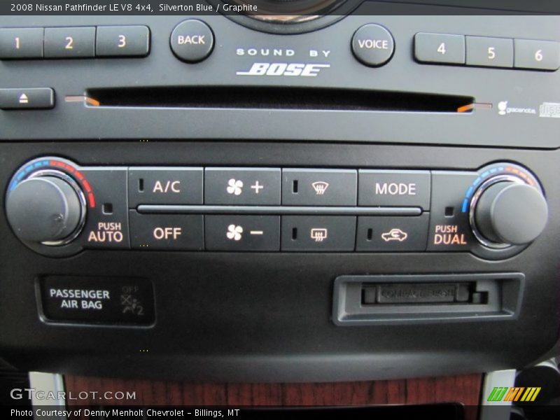 Silverton Blue / Graphite 2008 Nissan Pathfinder LE V8 4x4