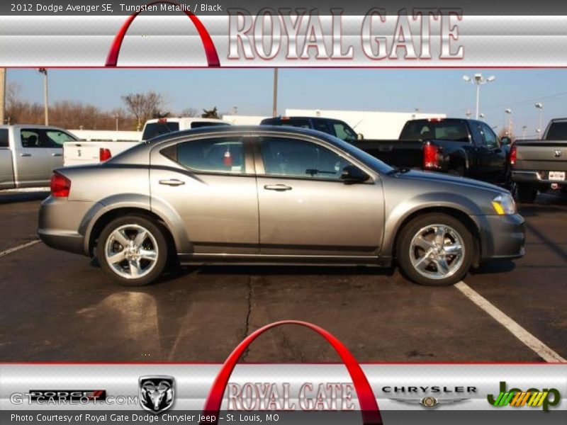 Tungsten Metallic / Black 2012 Dodge Avenger SE