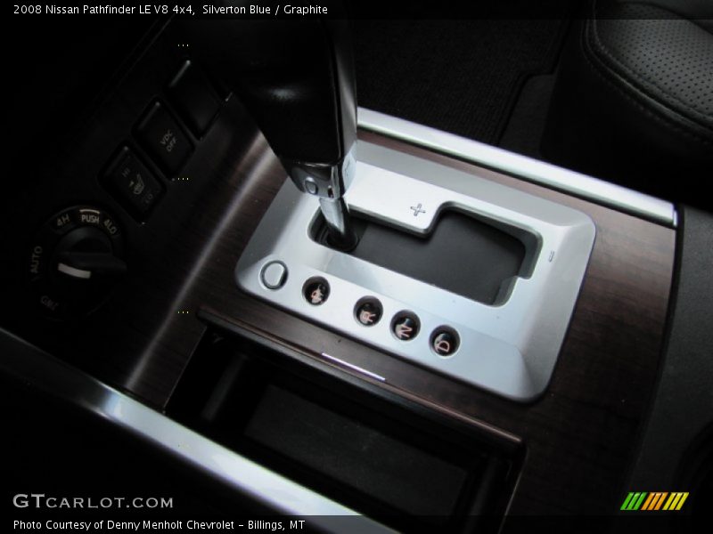 Silverton Blue / Graphite 2008 Nissan Pathfinder LE V8 4x4