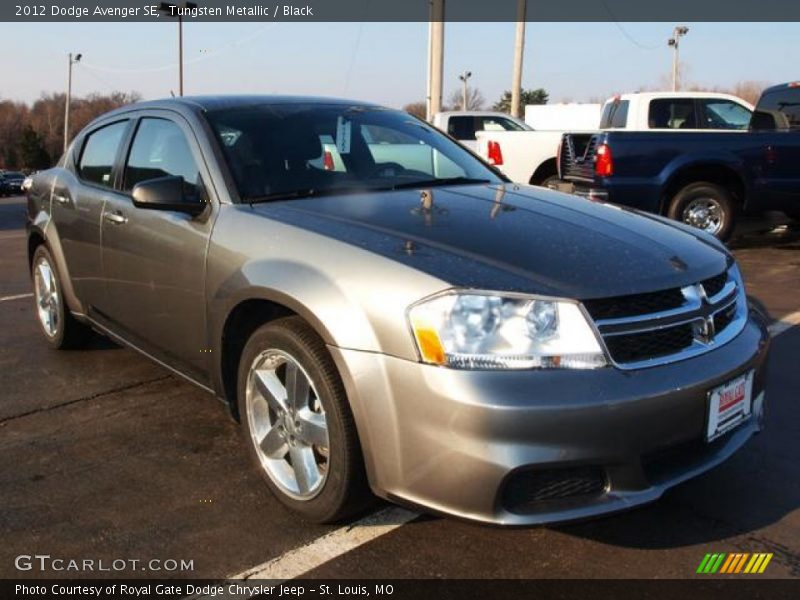 Tungsten Metallic / Black 2012 Dodge Avenger SE