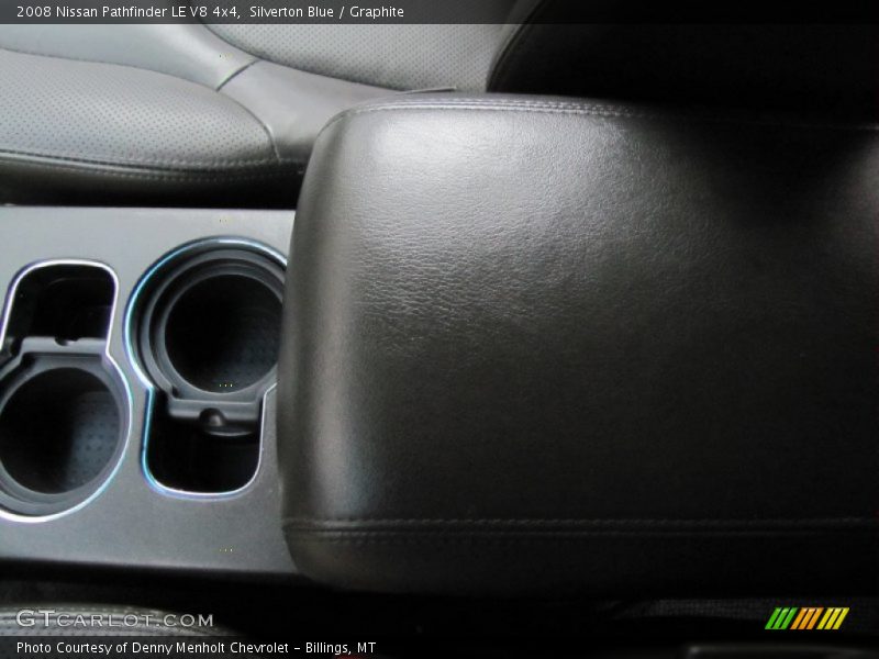 Silverton Blue / Graphite 2008 Nissan Pathfinder LE V8 4x4