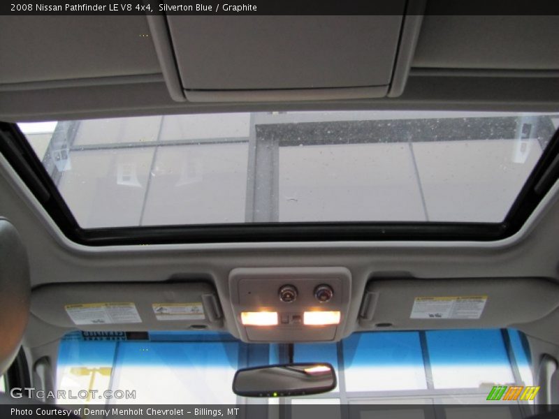 Silverton Blue / Graphite 2008 Nissan Pathfinder LE V8 4x4