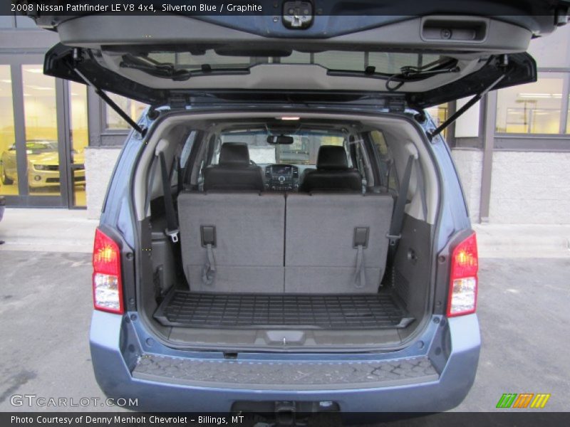 Silverton Blue / Graphite 2008 Nissan Pathfinder LE V8 4x4