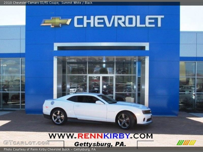 Summit White / Black 2010 Chevrolet Camaro SS/RS Coupe