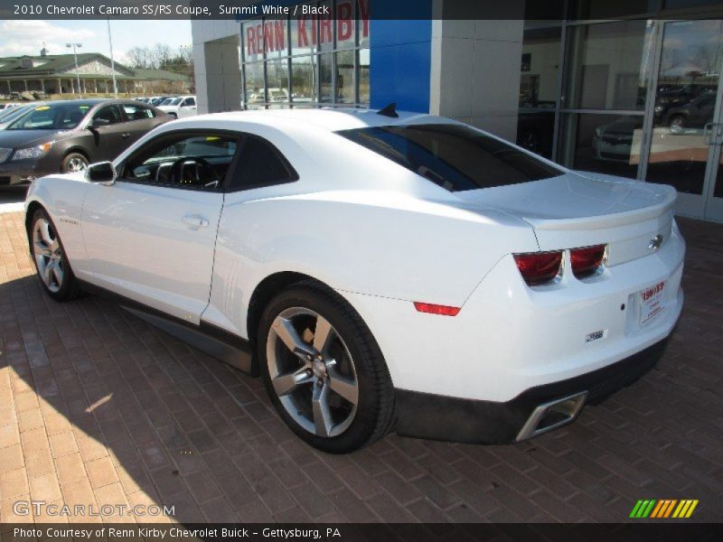 Summit White / Black 2010 Chevrolet Camaro SS/RS Coupe