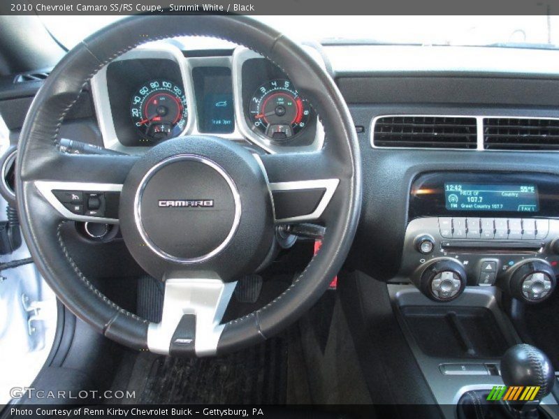 Summit White / Black 2010 Chevrolet Camaro SS/RS Coupe