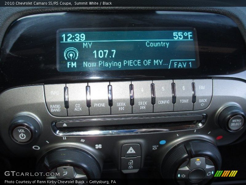 Summit White / Black 2010 Chevrolet Camaro SS/RS Coupe
