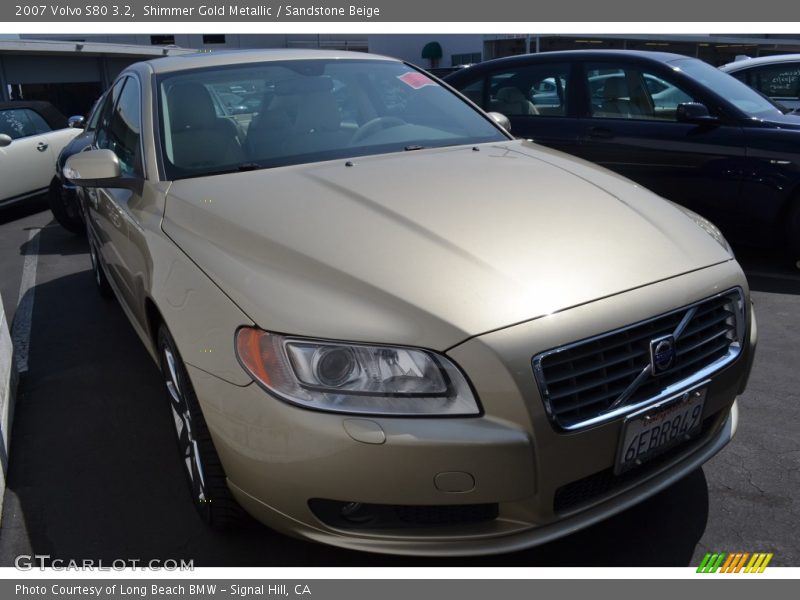 Shimmer Gold Metallic / Sandstone Beige 2007 Volvo S80 3.2