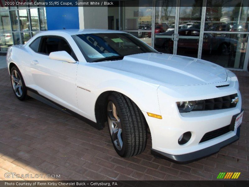 Summit White / Black 2010 Chevrolet Camaro SS/RS Coupe