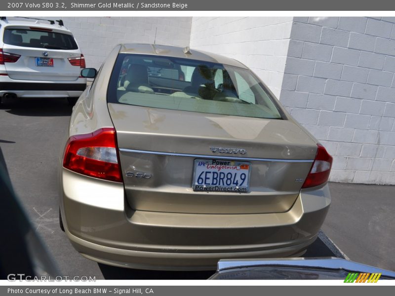 Shimmer Gold Metallic / Sandstone Beige 2007 Volvo S80 3.2
