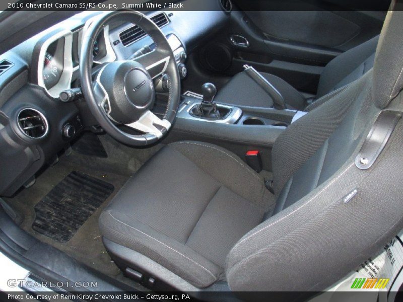 Summit White / Black 2010 Chevrolet Camaro SS/RS Coupe