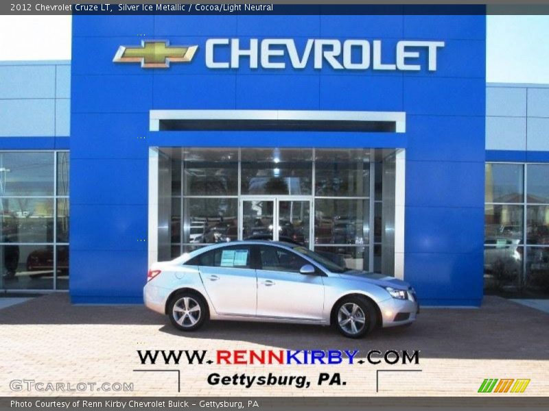 Silver Ice Metallic / Cocoa/Light Neutral 2012 Chevrolet Cruze LT