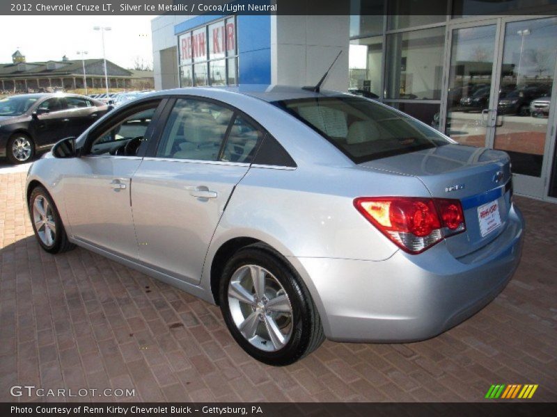 Silver Ice Metallic / Cocoa/Light Neutral 2012 Chevrolet Cruze LT