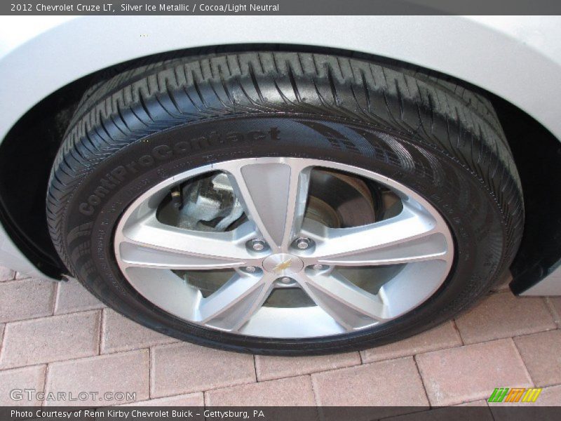 Silver Ice Metallic / Cocoa/Light Neutral 2012 Chevrolet Cruze LT