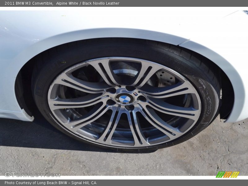 Alpine White / Black Novillo Leather 2011 BMW M3 Convertible