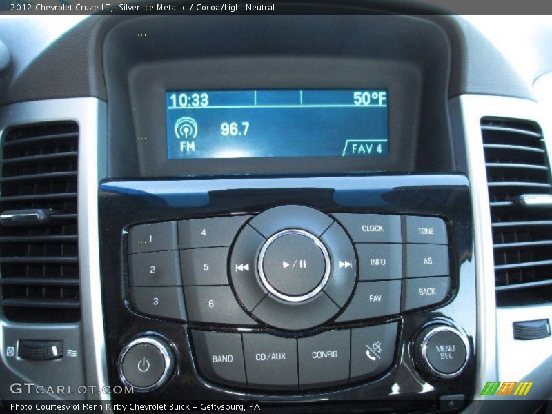 Controls of 2012 Cruze LT