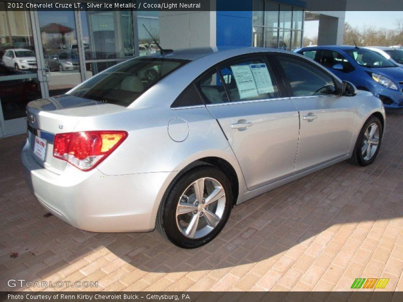 Silver Ice Metallic / Cocoa/Light Neutral 2012 Chevrolet Cruze LT