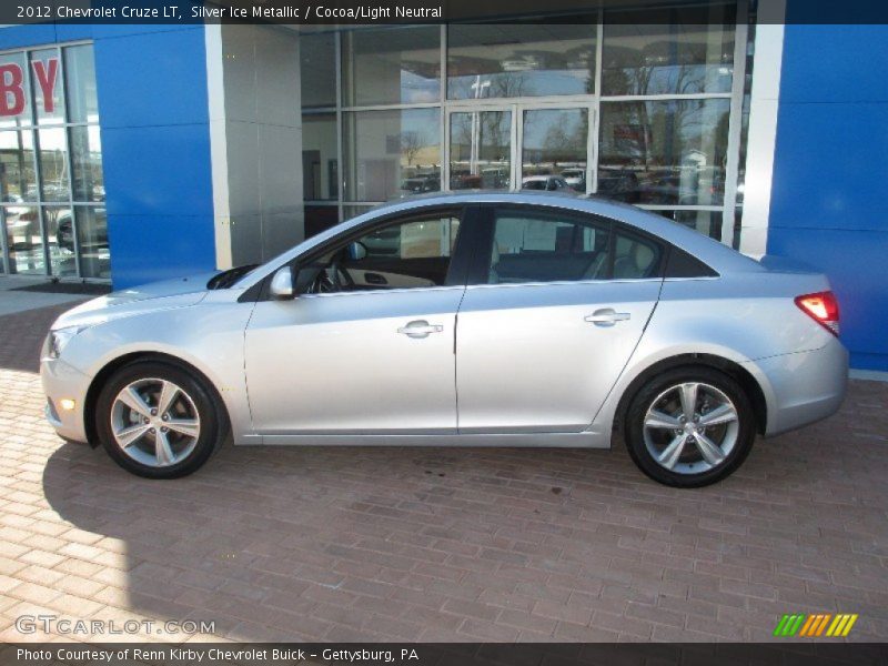 Silver Ice Metallic / Cocoa/Light Neutral 2012 Chevrolet Cruze LT