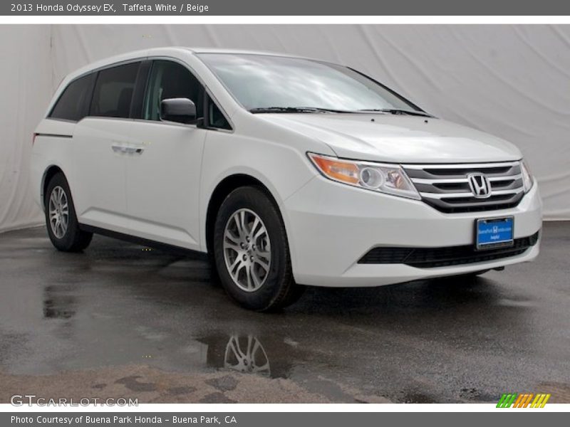Taffeta White / Beige 2013 Honda Odyssey EX
