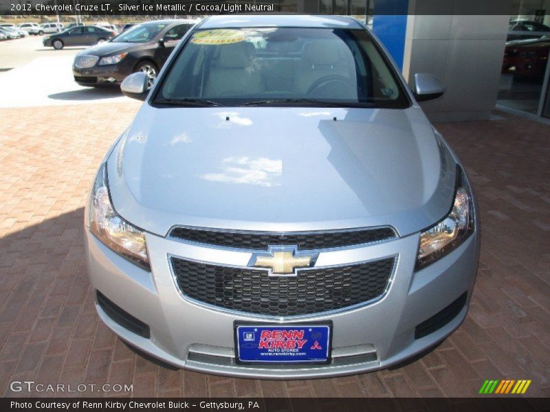 Silver Ice Metallic / Cocoa/Light Neutral 2012 Chevrolet Cruze LT