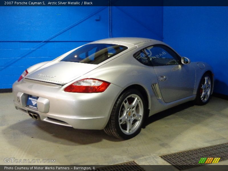 Arctic Silver Metallic / Black 2007 Porsche Cayman S