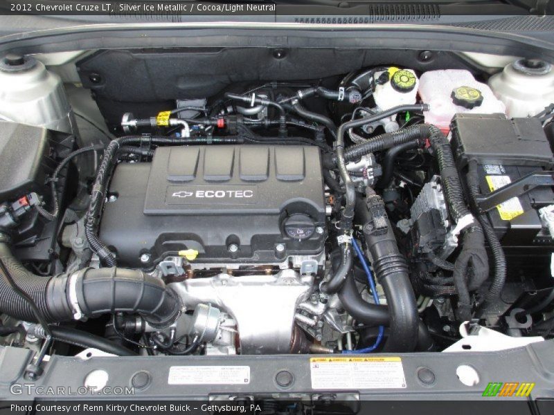  2012 Cruze LT Engine - 1.4 Liter DI Turbocharged DOHC 16-Valve VVT 4 Cylinder