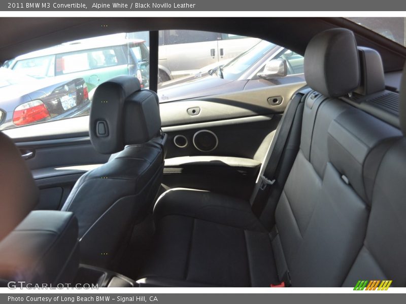 Alpine White / Black Novillo Leather 2011 BMW M3 Convertible
