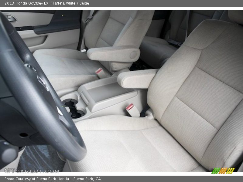 Taffeta White / Beige 2013 Honda Odyssey EX