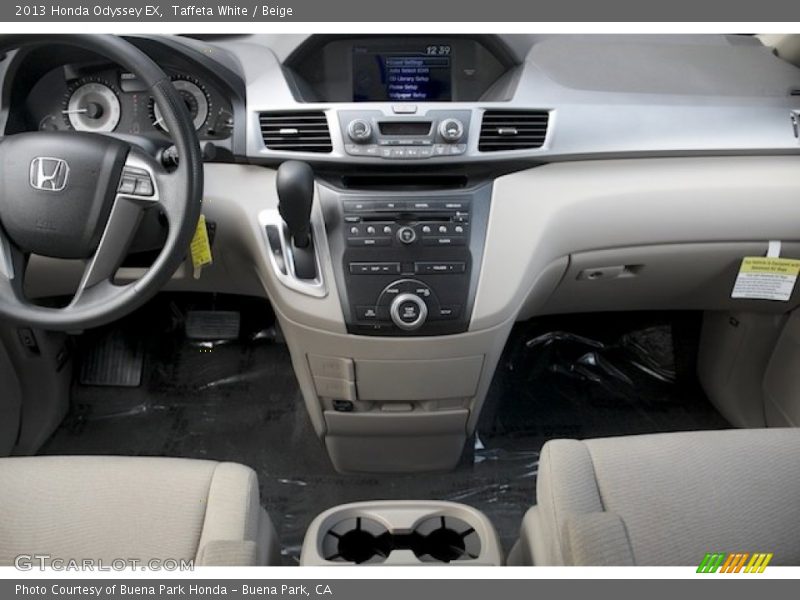 Taffeta White / Beige 2013 Honda Odyssey EX