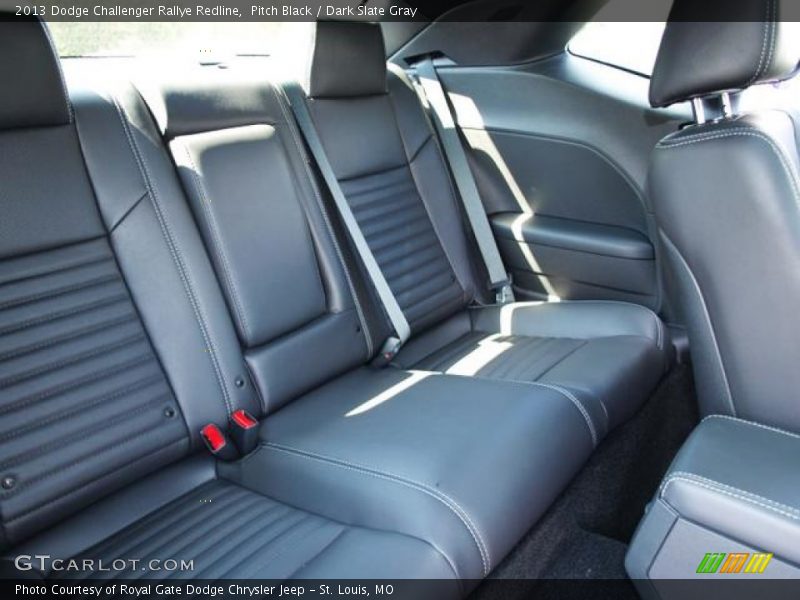 Pitch Black / Dark Slate Gray 2013 Dodge Challenger Rallye Redline
