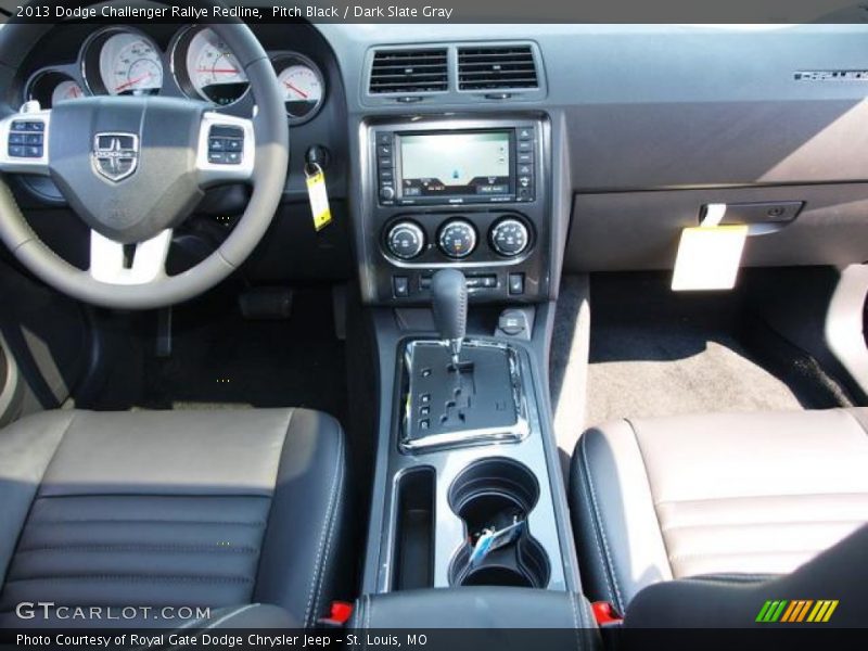 Pitch Black / Dark Slate Gray 2013 Dodge Challenger Rallye Redline