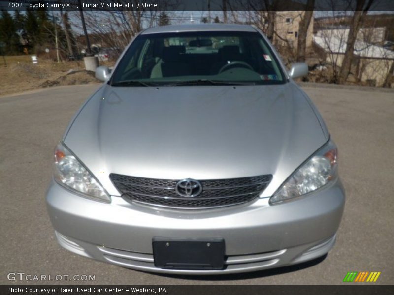 Lunar Mist Metallic / Stone 2002 Toyota Camry XLE