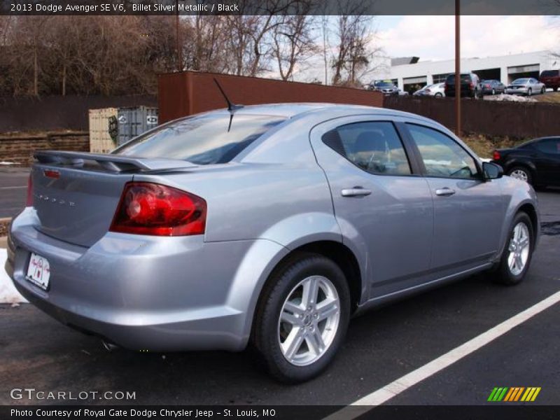 Billet Silver Metallic / Black 2013 Dodge Avenger SE V6