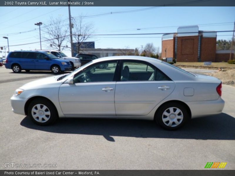 Lunar Mist Metallic / Stone 2002 Toyota Camry XLE