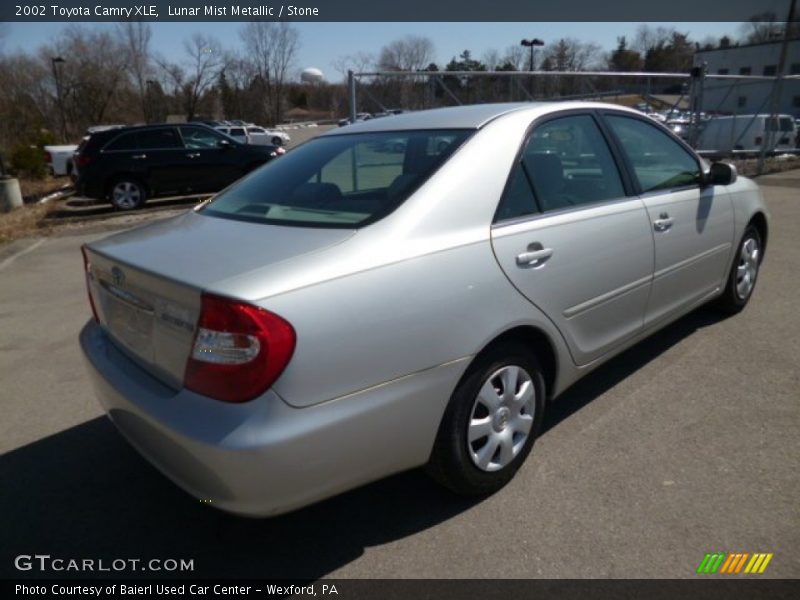 Lunar Mist Metallic / Stone 2002 Toyota Camry XLE