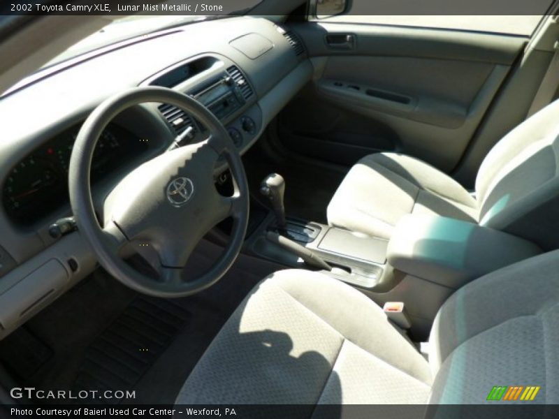 Lunar Mist Metallic / Stone 2002 Toyota Camry XLE