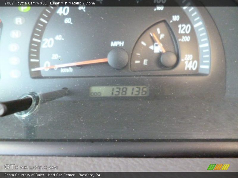 Lunar Mist Metallic / Stone 2002 Toyota Camry XLE