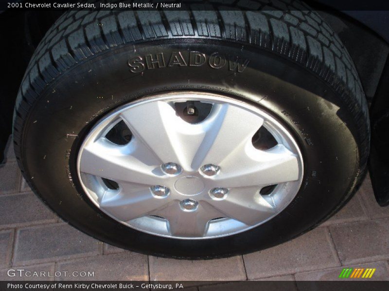 Indigo Blue Metallic / Neutral 2001 Chevrolet Cavalier Sedan