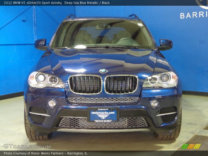 Deep Sea Blue Metallic / Black 2012 BMW X5 xDrive35i Sport Activity