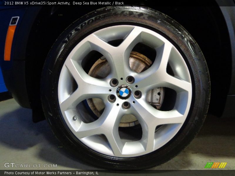 Deep Sea Blue Metallic / Black 2012 BMW X5 xDrive35i Sport Activity