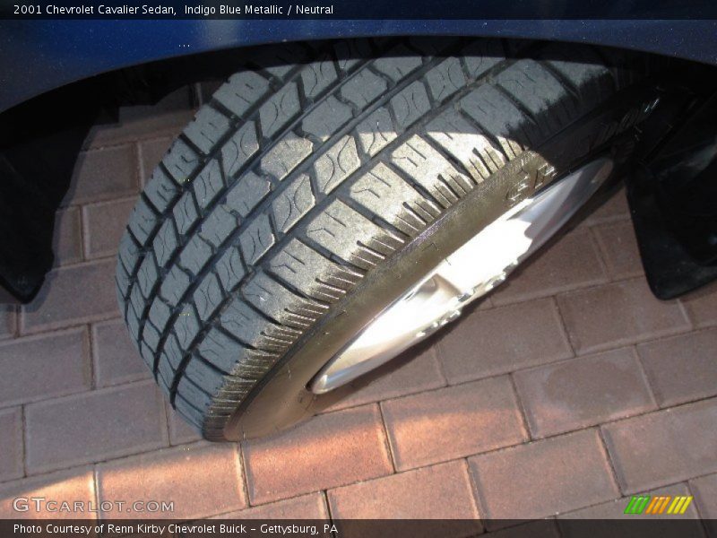Indigo Blue Metallic / Neutral 2001 Chevrolet Cavalier Sedan