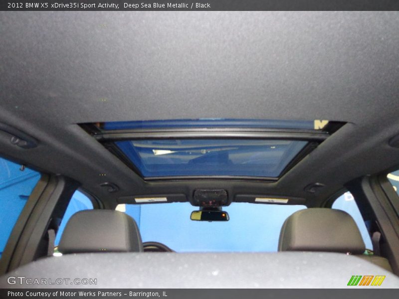 Deep Sea Blue Metallic / Black 2012 BMW X5 xDrive35i Sport Activity